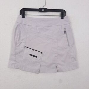 Jamie Sadock Golf Skort Womens Size 6 Grey Activewear Pockets Preppy